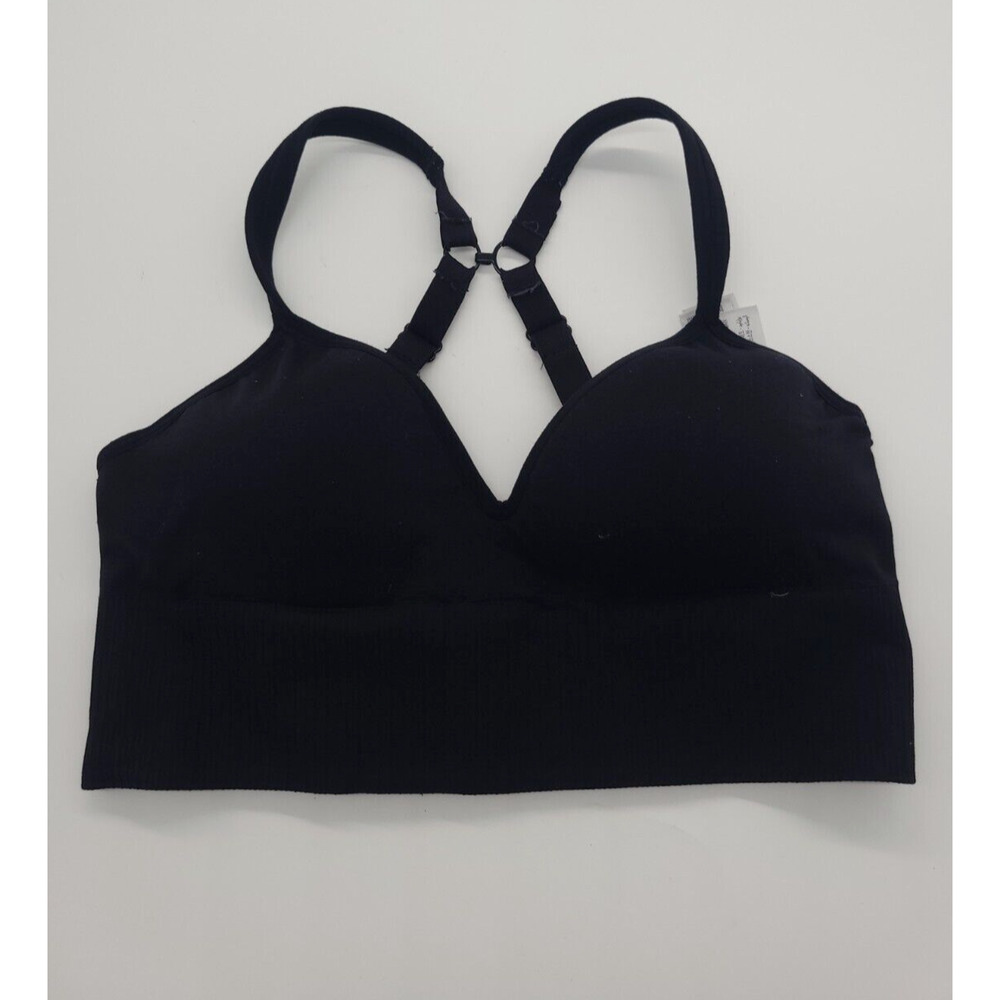 Oysho Black Multiway Adjustable Strap Wire Free Bra Bra‎ Size Small